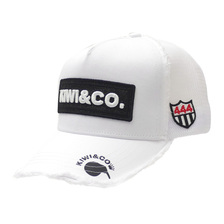 YOSHINORI KOTAKE DESIGN &times; Palms&co. KIWI WAPPEN TWILL MESH CAP WHITE画像