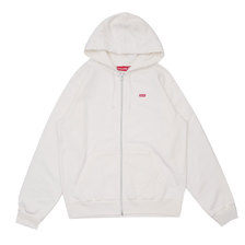 Supreme 19SS Small Box Zip Up Sweatshirt WHITE画像