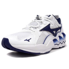 MIZUNO WAVE RIDER 1 WHT/NVY/SLV D1GA192714画像