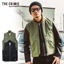 CRIMIE BACK SATAIN THINSULATE VEST CR01-01K5-JK25画像