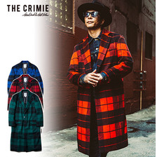 CRIMIE WOOL CHECK CHESTER COAT CR01-01K5-JK05画像