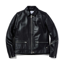 CRIMIE SINGLE RIDERS LEATHER JACKET CR01-01K5-JK57画像