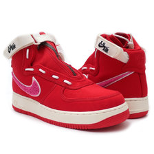 NIKE AIR FORCE 1 HIGH E.U. TEAM RED/SAIL-PINK BLAST AV5840-600画像
