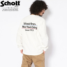 Schott EMB SCHOTT BROS LS T-SHIRT 3193151画像