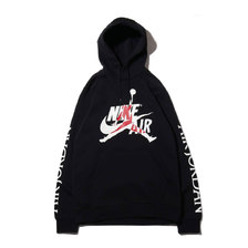 NIKE M J JUMPMAN CLASSICS FLC PO BLACK/WHITE BV6010-010画像