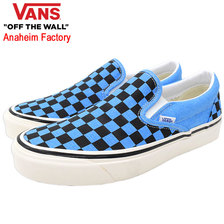 VANS Classic Slip-On 98 DX OG Blue Neon/Checkerboard Anaheim Factory VN0A3JEXV9L画像