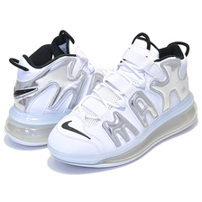 NIKE AIR MORE UPTEMPO 720 QS 1 white/chrome-black BQ7668-100画像