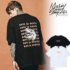 MSML BACK TO BASIC BIG TEE M201-01K5-TS02画像