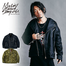 MSML OVERSIZED RIDERS JACKET M201-01K5-JK02画像