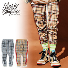 MSML 2LINE CHECK PANTS M101-01K5-PL02画像