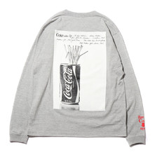 COCA-COLA BILLIONAIRE BOYS CLUB &times; ATMOS LAB BP CAN LS TEE GREY BBC-COLA04画像
