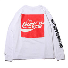 COCA-COLA BILLIONAIRE BOYS CLUB &times; ATMOS LAB BP COLA LS TEE WHITE BBC-COLA03画像