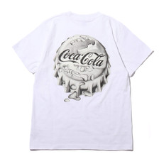 COCA-COLA BILLIONAIRE BOYS CLUB x ATMOS LAB CAP TEE WHITE BBC-COLA02画像