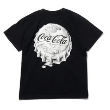 COCA-COLA BILLIONAIRE BOYS CLUB x ATMOS LAB CAP TEE BLACK BBC-COLA02画像