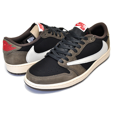 NIKE AIR JORDAN 1 LOW OG SP TRAVIS SCOTT black/sail-dark mocha CQ4277-001画像