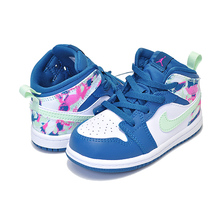 NIKE AIR JORDAN 1 MID(TD) grn abyss/frosted spruce 644507-300画像
