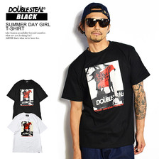 DOUBLE STEAL BLACK SUMMER DAY GIRL T-SHIRT 973-14214画像