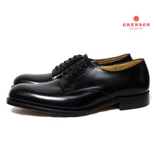 GRENSON ROSEBERY LONDON COLLCETION 112203 PLAIN TOE SHOES BLACK CALF画像