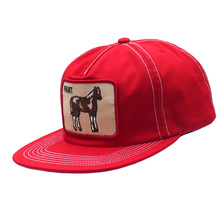 Bianca Chandon Patch Hat RED画像