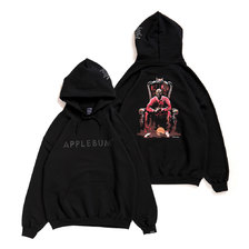 APPLEBUM Black Jesus (Red) Sweat Parka BLACK画像