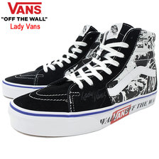 VANS Sk8-Hi Black/True White Lady Vans VN0A4BV6XK9画像