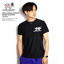 The Endless Summer TES LOCAL CREW RASH GUARD -BLACK- 9574506画像