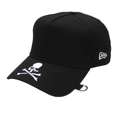 mastermind JAPAN &times; NEW ERA 9FORTY A-FRAME SNAPBACK CAP BLACKxWHITE画像