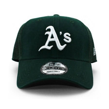 NEW ERA 9FORTY OAKLAND ATHLETICS MESH CAP GREEN NR11591197画像