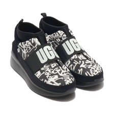 UGG Neutra Sneaker Graffiti Pop BLACK/WHITE 1106737-BKW画像