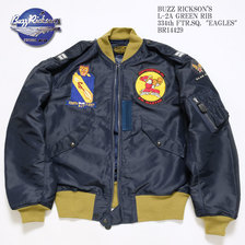 Buzz Rickson's L-2A GREEN RIB 334th FTR.SQ. "EAGLES" BR14429画像