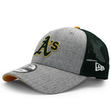NEW ERA OAKLAND ATHLETICS 9FORTY MESH CAP H.GREY NE80606253画像