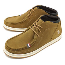 conqueror shoes FLOATER SUEDE BROWN画像