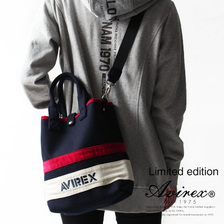 AVIREX WOOL COMBI 2WAY SHOULDER BAG 6050193005画像