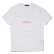 UNDERCOVER UCX9801 ONLINE EXCLUSIVE U LOGO TEE WHITE画像
