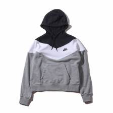 NIKE AS W NSW HRTG HOODIE SB DK GREY HEATHER/BLACK/WHITE/BLACK BV4957-063画像