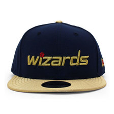 NEW ERA WASHINGTON WIZARDS SNAPBACK CAP NAVY GOLD NEWTW025画像