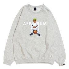 APPLEBUM WORM BOY (HOME) Crew Sweat H.GREY画像