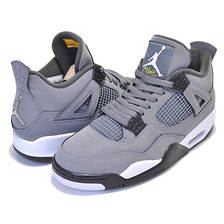 NIKE AIR JORDAN 4 RETRO COOL GREY cool grey/chrome-dark charcoal 308497-007画像