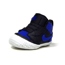 NIKE JORDAN 1 CRIB BOOTIE BLACK/VARSITY ROYAL/WHITE/NOIR/BLANC/ROYAL VARSITY AT3745-007画像