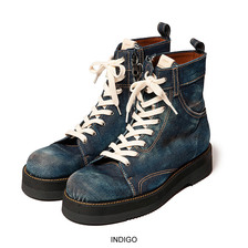 glamb Slinky denim boots INDIGO GB0419-AC09画像