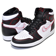 NIKE AIR JORDAN 1 HI OG DEFIANT black/tour yellow-white CD6579-071画像