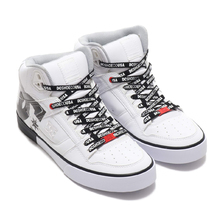 DC SHOES PURE HIGH-TOP WC SE SN WHITE/BLACK DM194029-TBP画像