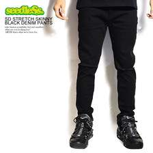 seedleSs. sd stretch skinny black denim pants SD19SM-PT02画像