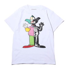 THE SIMPSONS × SECRET BASE × atmos KRUSTY X-RAY TEE WHITE AT19-016画像