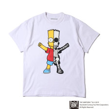 THE SIMPSONS × SECRET BASE × atmos BART X-RAY TEE WHITE AT19-014画像