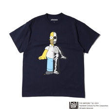 THE SIMPSONS &times; SECRET BASE &times; atmos HOMER X-RAY TEE NAVY AT19-015画像
