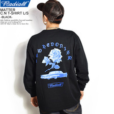 RADIALL MATTER CREW NECK T-SHIRT L/S -BLACK- RAD-19AW-CUT018画像