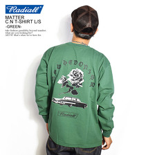 RADIALL MATTER CREW NECK T-SHIRT L/S -GREEN- RAD-19AW-CUT018画像