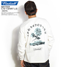 RADIALL MATTER CREW NECK T-SHIRT L/S -WHITE- RAD-19AW-CUT018画像