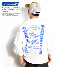 RADIALL COSMIC GYPSIES CREW NECK T-SHIRT L/S -WHITE- RAD-19AW-CUT017画像